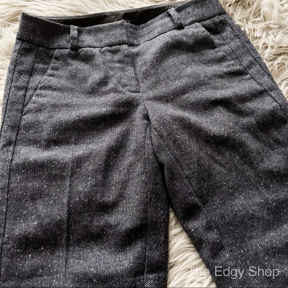LOFT | Marisa Tweed Mid Rise Skinny Ankle Dress Pants - Picture 2 of 8
